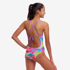Costum înot Fete Funkita Tie Me Tight One Piece - Sweet Sting