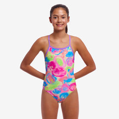 Costum înot Fete Funkita Tie Me Tight One Piece - Sweet Sting