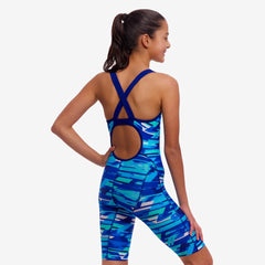 Costum înot fete Funkita Fast Legs - Pace Racer