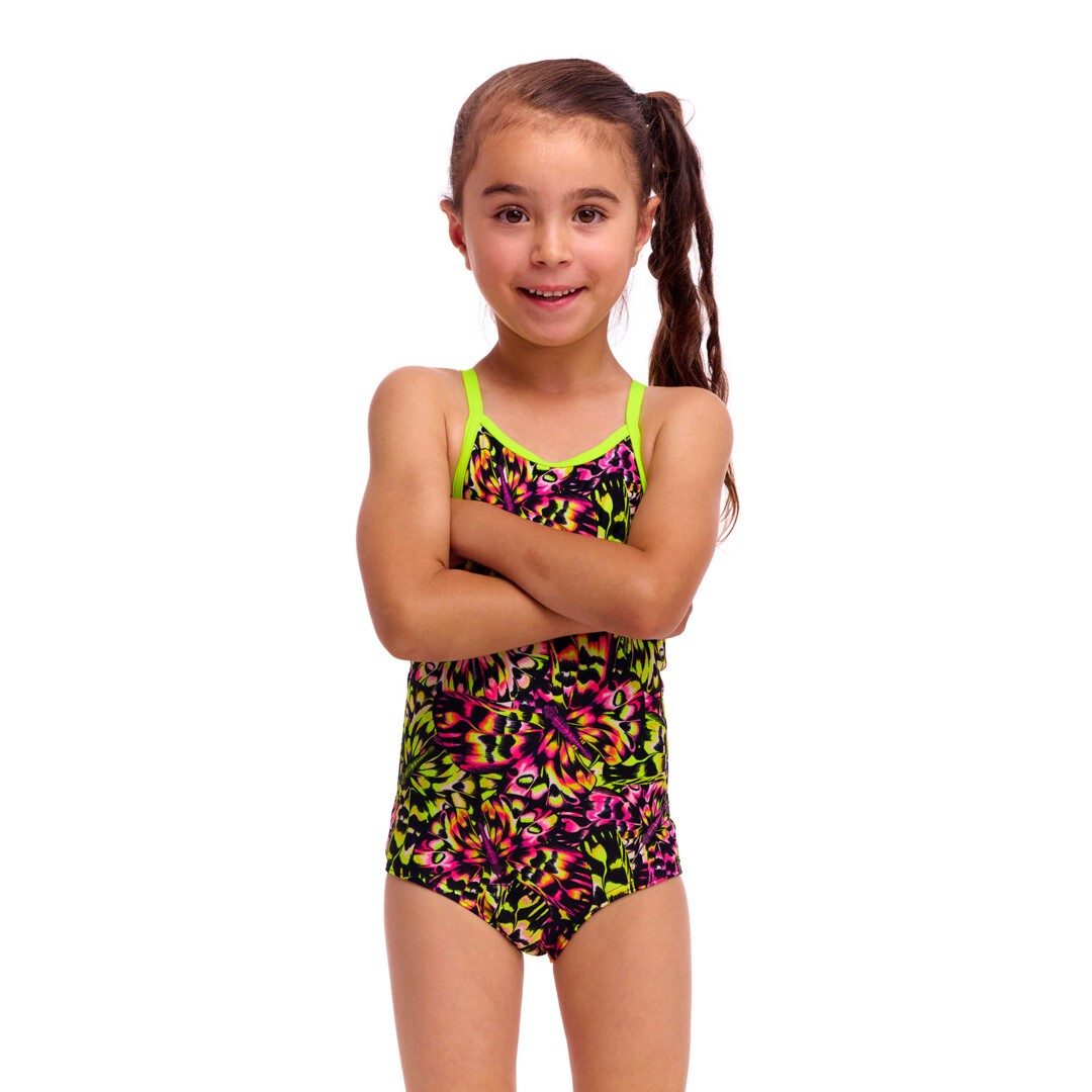Costum înot Fete Funkita Printed One Piece - Water Wings