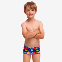 Slip copii Toddler Printed Funky Trunks - Wet Wave