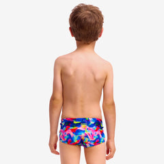 Slip copii Toddler Printed Funky Trunks - Wet Wave