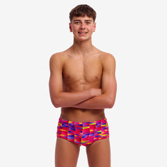 Slip băieți Funky Trunks Sidewinder - Wriggle Walls