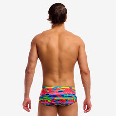 Slip bărbați Funky Trunks Sidewinder - Free Foliage