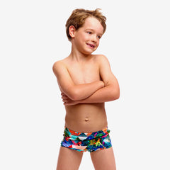 Slip copii Toddler Printed Funky Trunks - Palm Prism