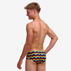 Slip băieți Funky Trunks Sidewinder - Rainbowie