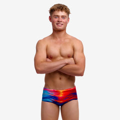 Slip băieți Funky Trunks Sidewinder - Sunset Delight