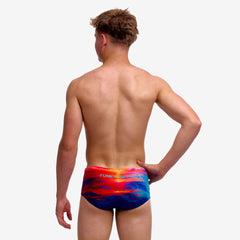 Slip băieți Funky Trunks Sidewinder - Sunset Delight