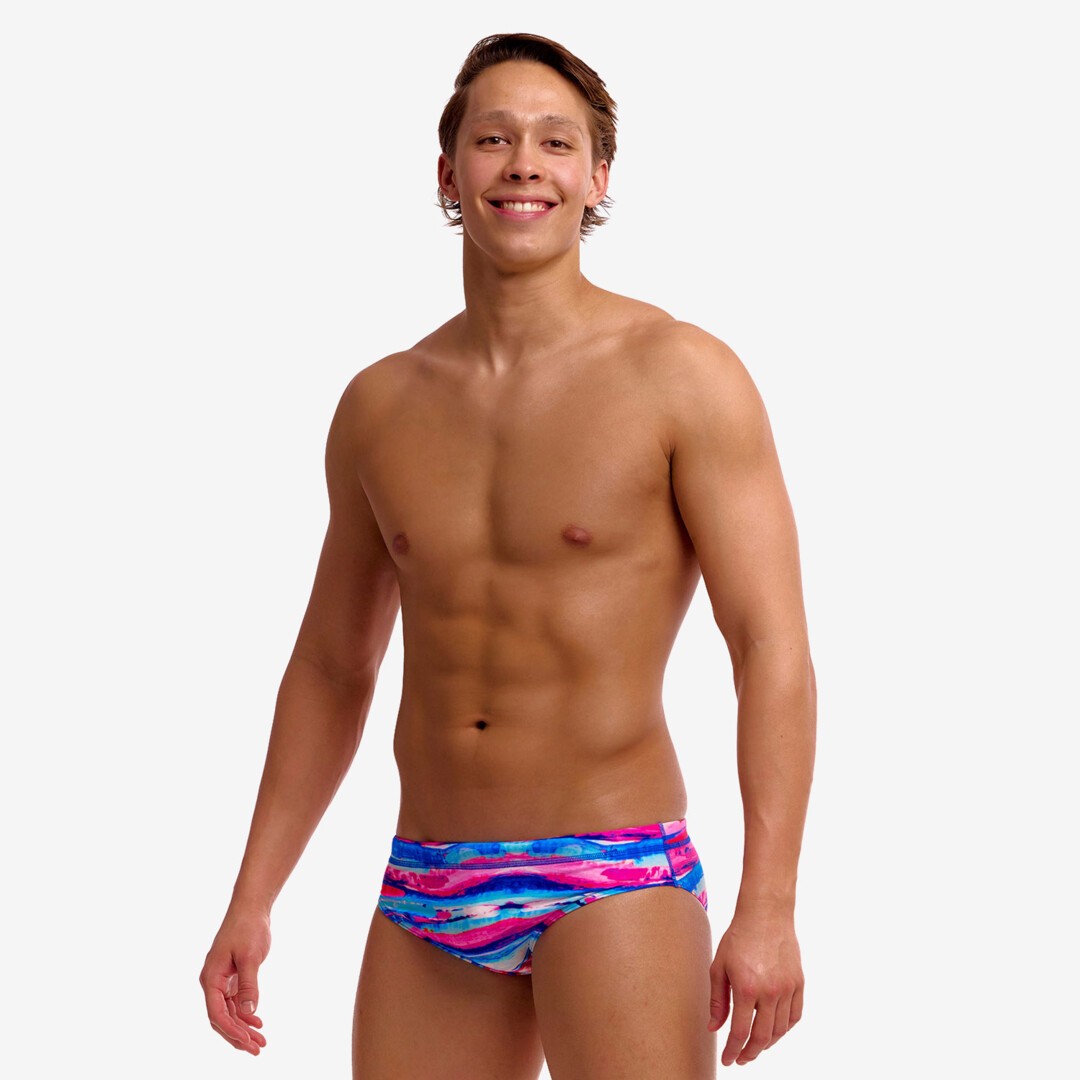 Slip bărbați Funky Trunks Classic Briefs - Colour Cutaway