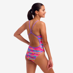 Costum înot Fete Funkita Single Strap One Piece - Leave In