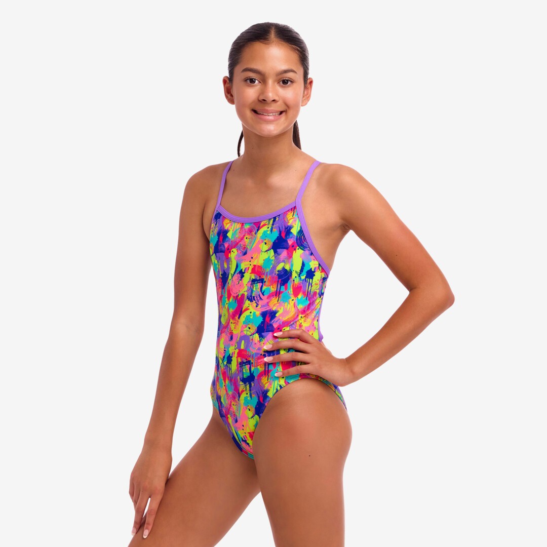 Costum înot Fete Funkita Single Strap One Piece - Mess Match