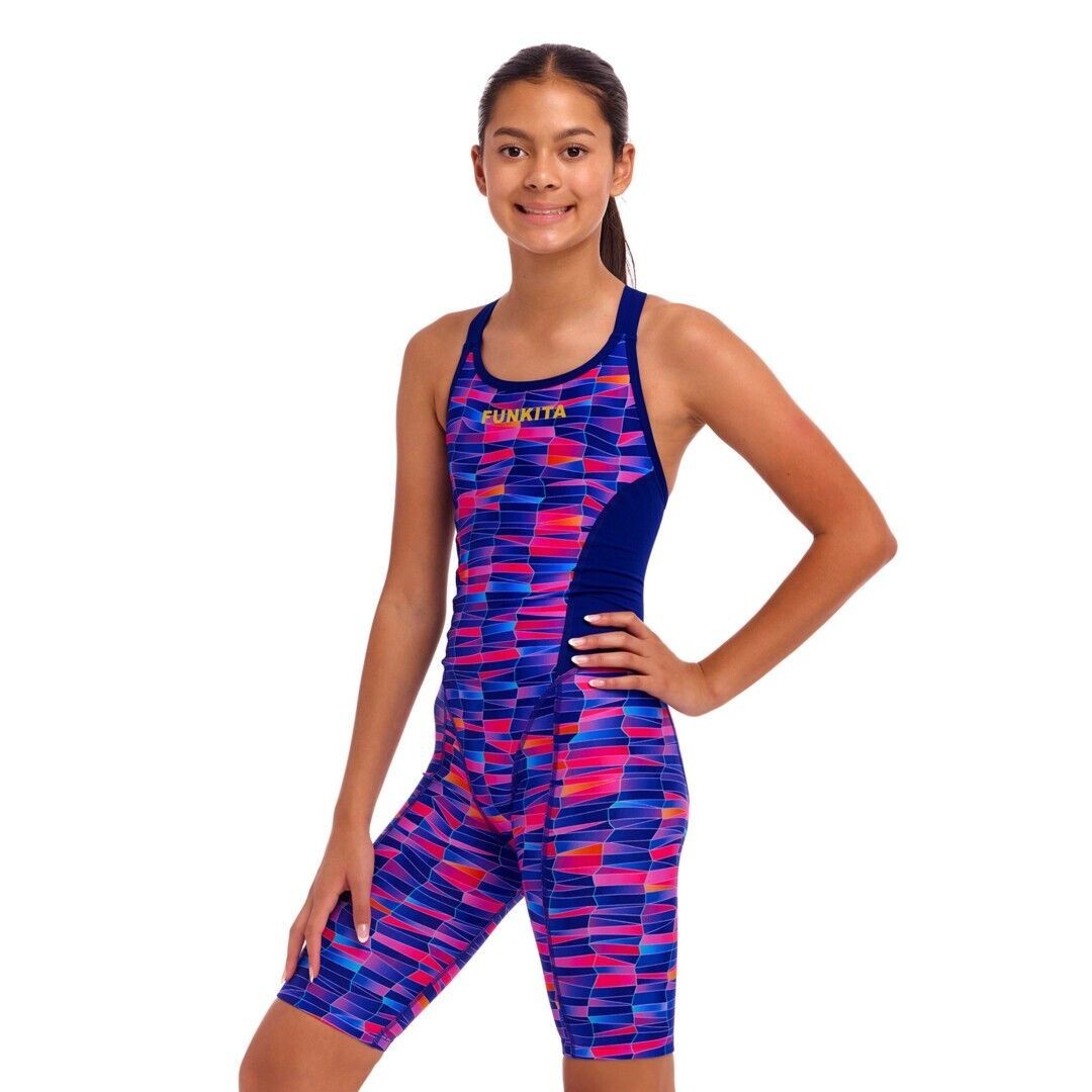 Costum Fete Funkita Fast Training One Piece - Warped Waves