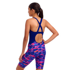 Costum Fete Funkita Fast Training One Piece - Warped Waves