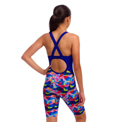 Costum Fete Funkita Fast Training One Piece - Wet Wave