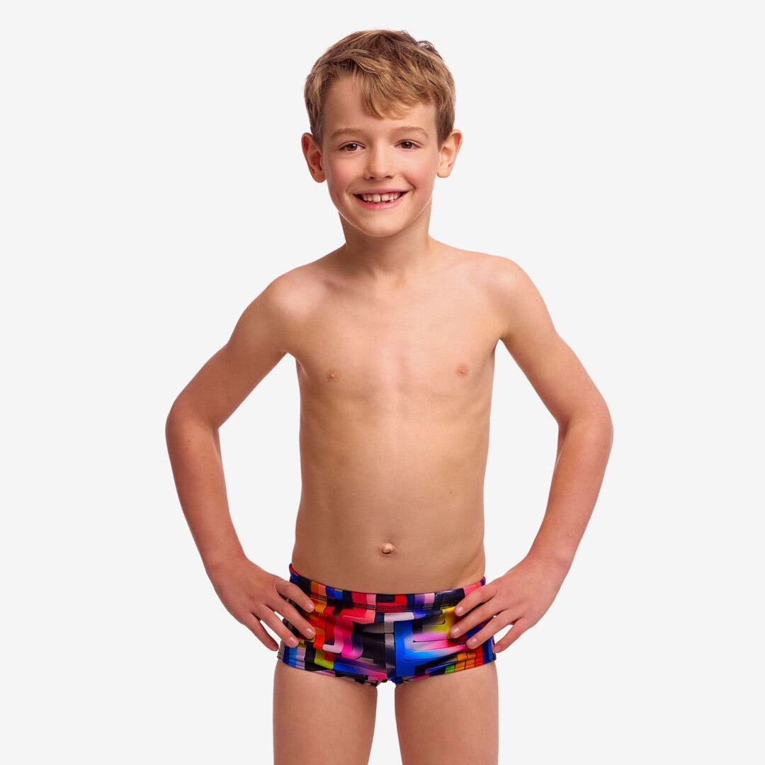 Slip copii Toddler Printed Funky Trunks - Putty Rules