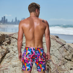 Pantaloni scurți Funky Trunks Long Johnny Short - Putty Rules