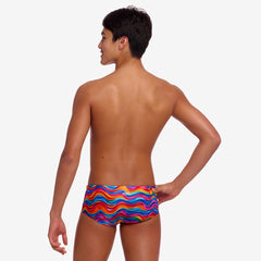 Slip băieți Funky Trunks Sidewinder - Plastic Fantastic
