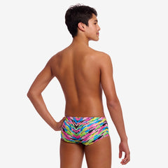 Slip băieți Funky Trunks Sidewinder - Happy Hide