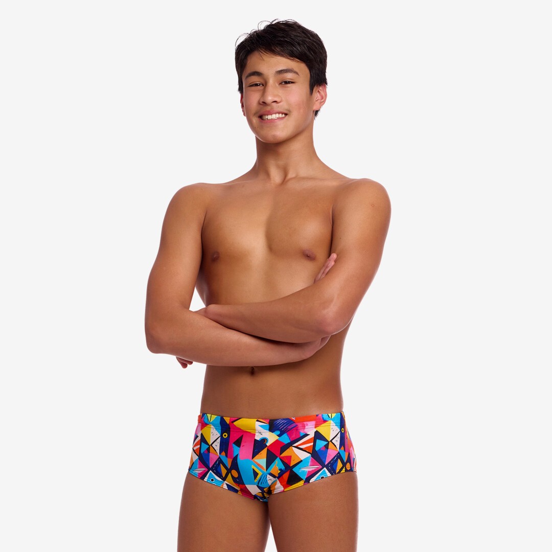 Slip băieți Funky Trunks Sidewinder - Broken Blox