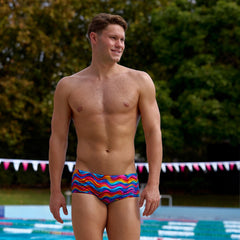 Slip bărbați Funky Trunks Sidewinder - Plastic Fantastic