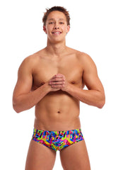 Slip adult Funky Trunks Classic Briefs - Colour Funk