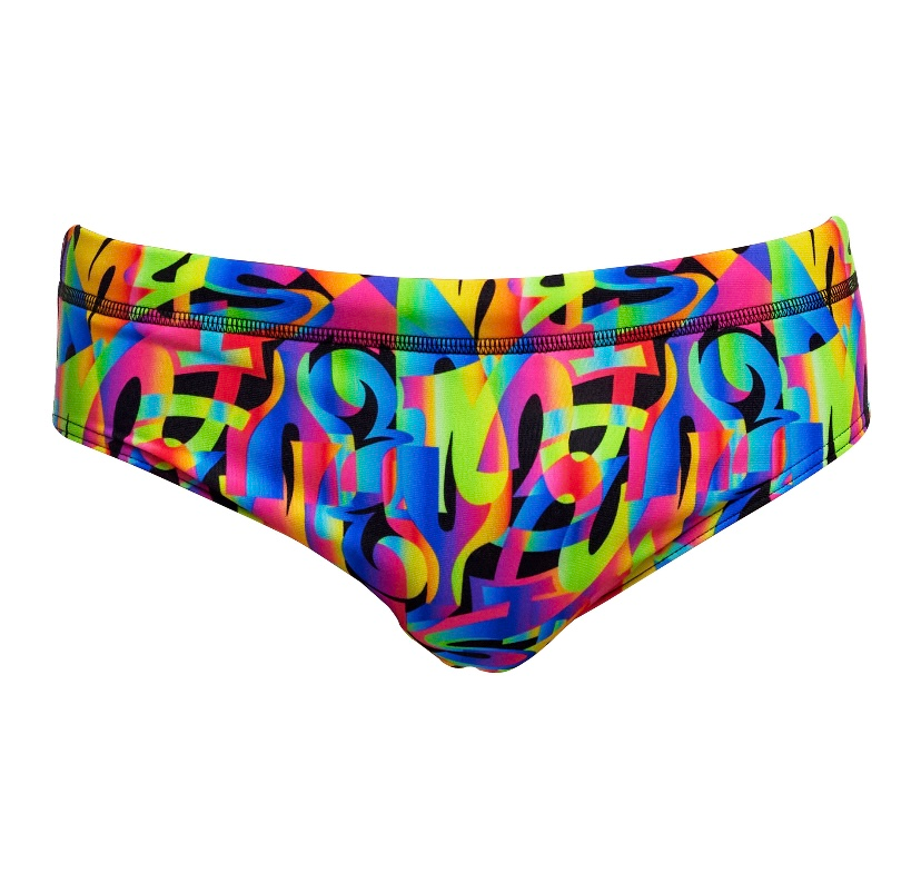 Slip adult Funky Trunks Classic Briefs - Colour Funk