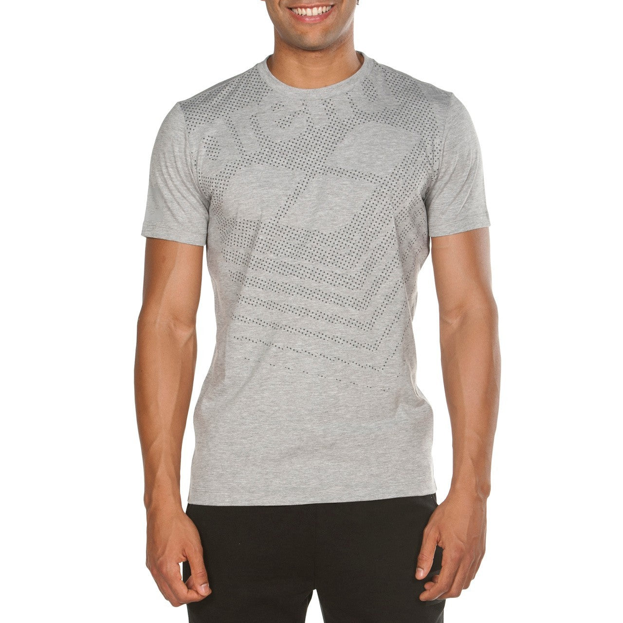 Tricou barbati Essential Big Logo Tee (grey-melange)