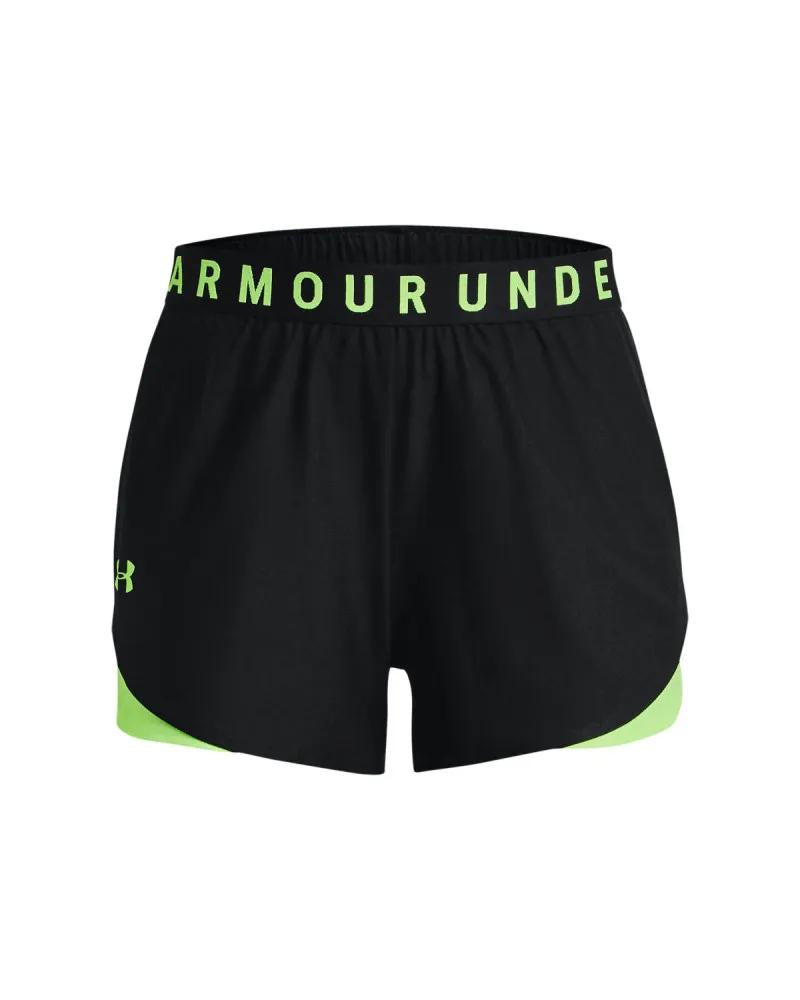 Pantaloni scurti Dama PLAY UP SHORTS 3.0 Under Armour (negru-verde)