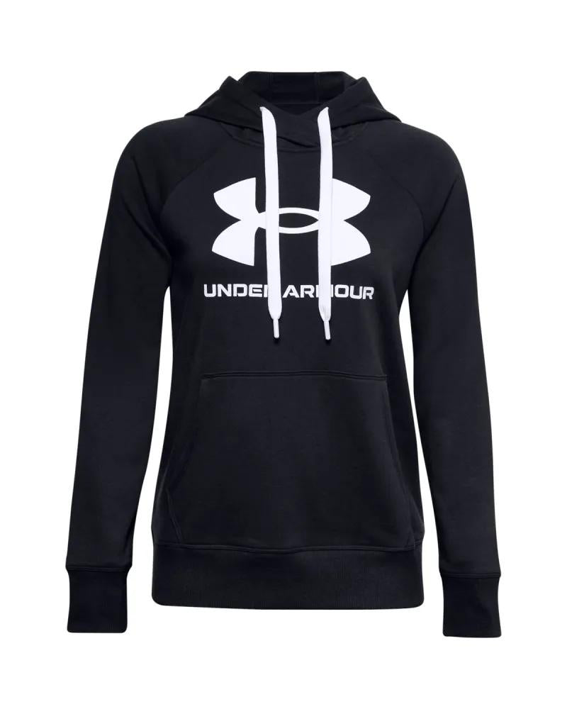 Hanorac Femei RIVAL FLEECE LOGO HOODIE Under Armour (Negru)