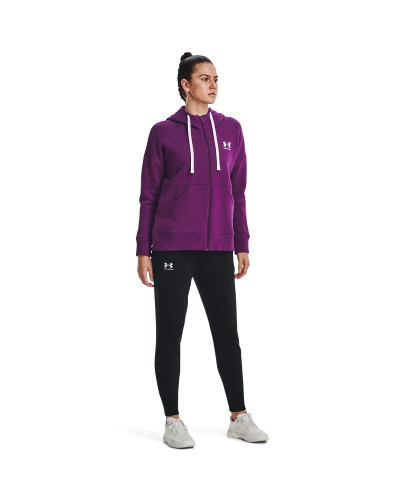 Pantaloni Dama RIVAL FLEECE LOCK-UP JOGGER Under Armour (negru)