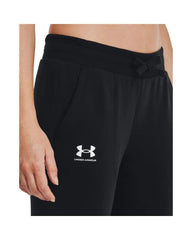 Pantaloni Dama RIVAL FLEECE LOCK-UP JOGGER Under Armour (negru)
