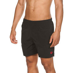Short de baie pentru bărbați Arena Fundamentals Side Vent Boxer (black-red)