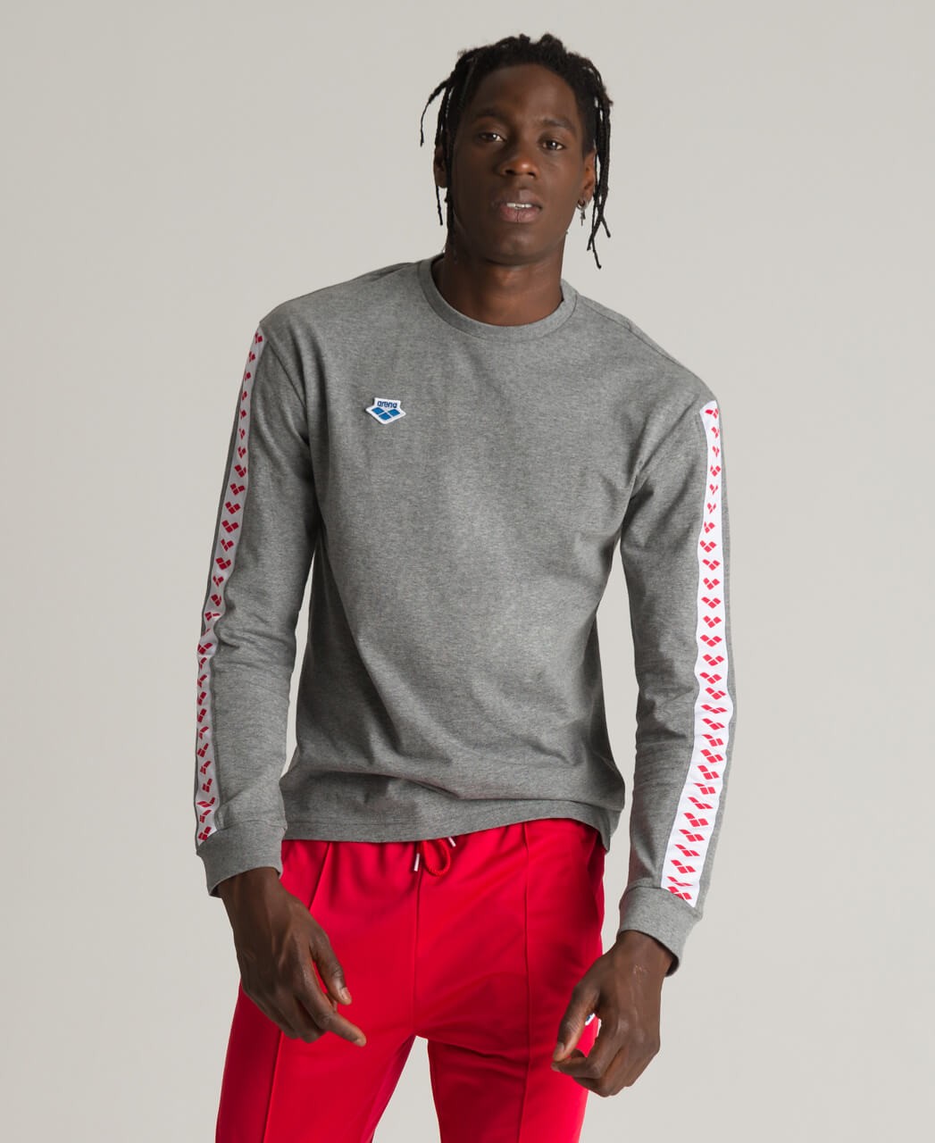 Tricou Barbati Maneca Lunga arena Long Sleeve Team (gri)