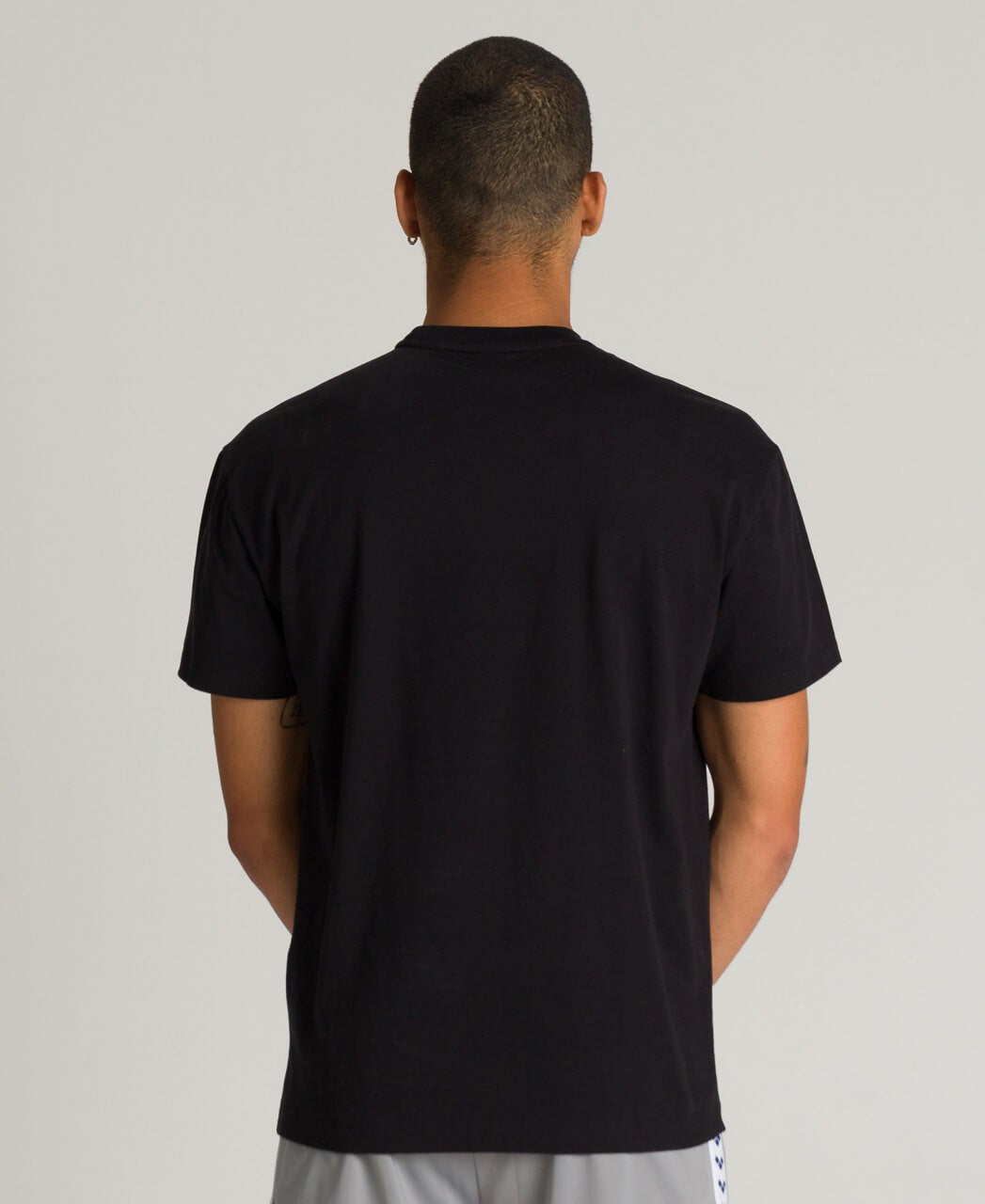 Tricou Bumbac Bărbați arena Uni T-Shirt (negru)