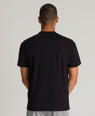 Tricou Bumbac Bărbați arena Uni T-Shirt (negru)
