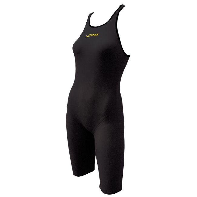Costum înot tehnic Finis Fuse Openback Kneeskin (negru)