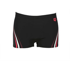 Boxeri Arena Barbati M One Serigraphy Short - Black Fluo Red