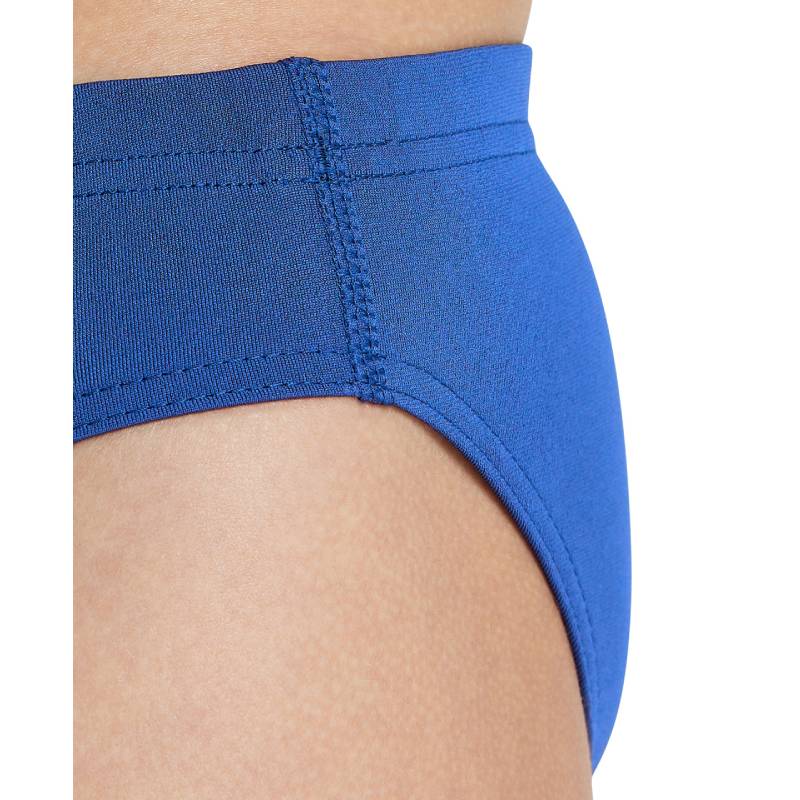 Slipi băieți Arena Solid Brief (royal-white)