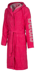 Halat femei Arena Big Logo Hooded (roz fucsia)