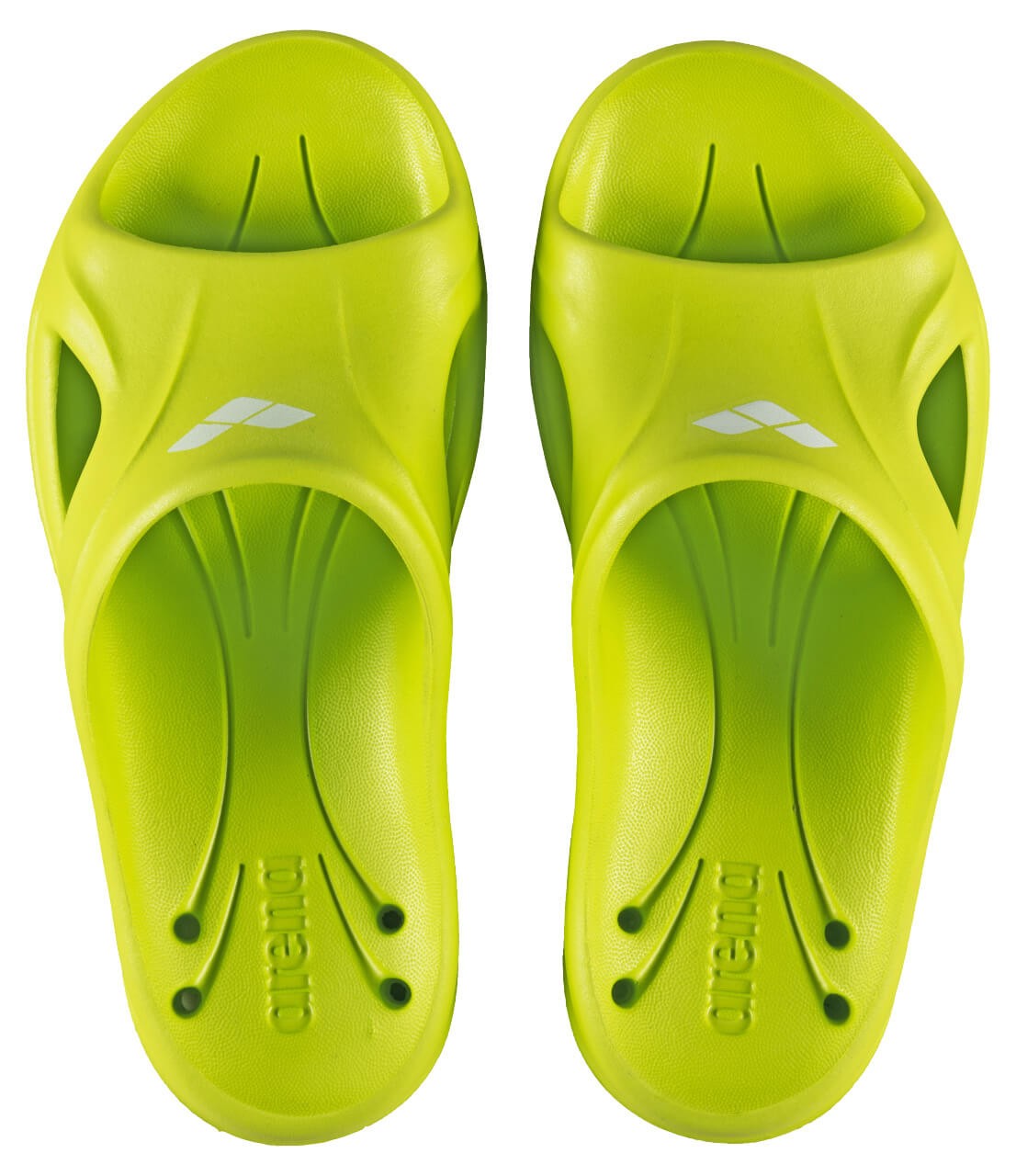 Papuci copii Arena HYDROSOFT II JR HOOK (lime)