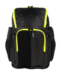 Rucsac Arena Spiky III 45l (negru/fermoar verde-neon)