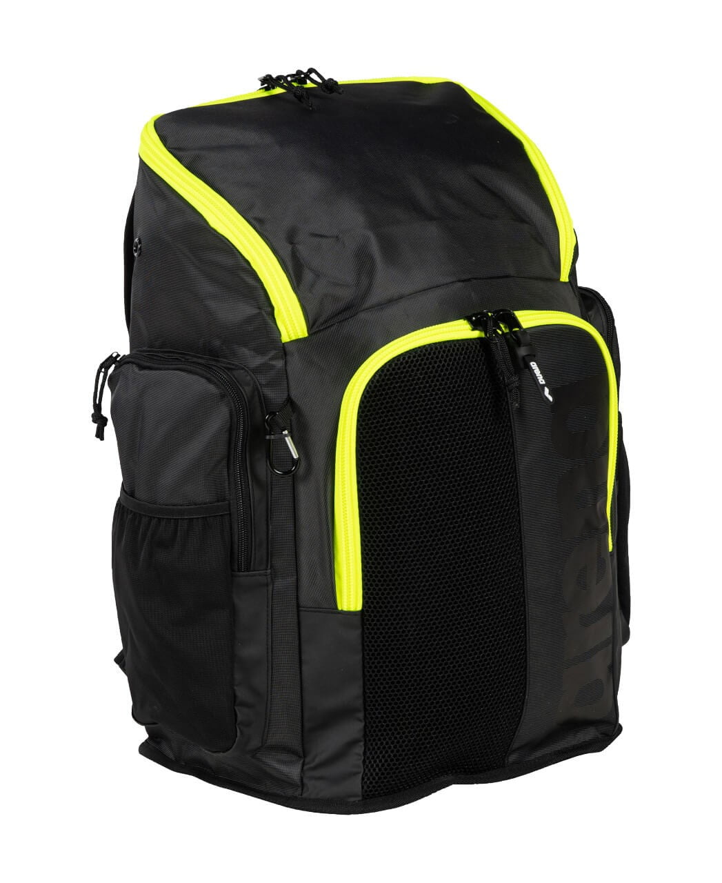 Rucsac Arena Spiky III 45l (negru/fermoar verde-neon)