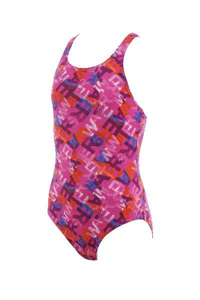 Costum înot fete Arena Sunlight Youth One Piece (fuchisia-multi)