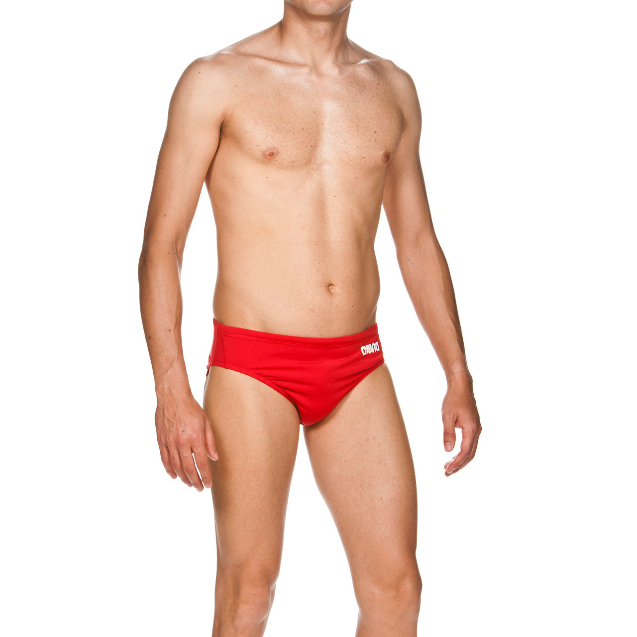 Slip Arena Solid Brief (red-white)