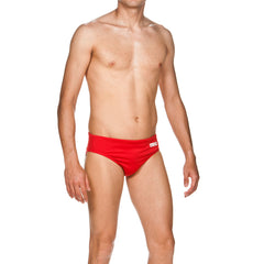 Slip Arena Solid Brief (red-white)