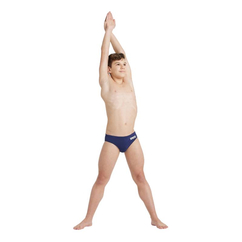 Slip Arena băieți Solid Jr. Brief (navy-white)