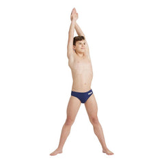 Slip Arena băieți Solid Jr. Brief (navy-white)