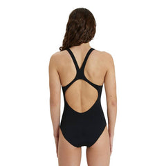 Costum înot femei Arena Solid Swim Pro (negru)