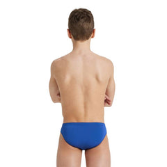 Slipi băieți Arena Solid Brief (royal-white)