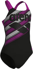 Costum înot fete Arena Lines Swimsuit Pro Back